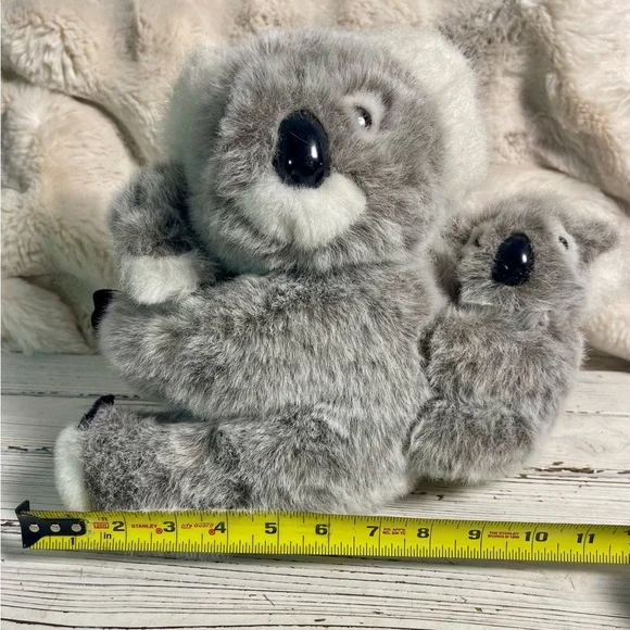 CLEAN Vintage 1994 Kiwi Koala with 2 Babies 10" GANZ Plush Stuffed Animal - Picture 12 of 15